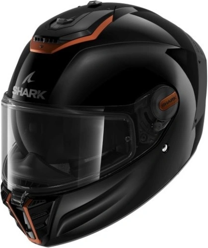 Helma na motorku SHARK SPARTAN RS Blank SP - čierna / medená KCK