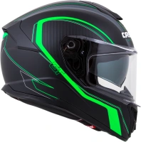 Prilba Integral GT 2.0 Reptyl, CASSIDA (čierna / zelená / biela) balenie vr. Pinlock fólie (1)