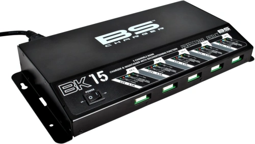 Profesionálne nabíjačka pre 5 batérií 5 Bank charger BK15 12V 5x1.5A