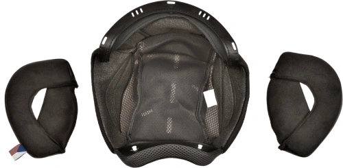 Lícnice a klobouk pro přilby Oxygen 2.0, CASSIDA (černá/šedá)