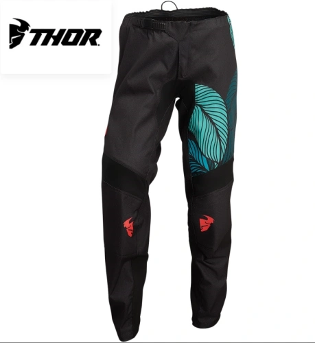 Dámské MX kalhoty Thor Sector Urth (černá/modrá)