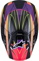 Přilba SUPERTECH S-M10 ERA, ALPINESTARS (růžová/fialová/žlutá fluo) 2026 (6)