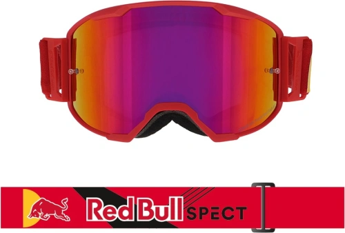 Brýle STRIVE, RedBull Spect (červené mátné, plexi fialové zrcadlové)