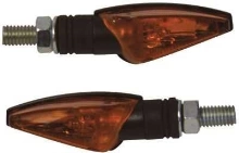 Blinkre Toledo krátka nôžka - čierna, homologované "E" (2ks)