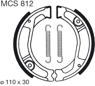 Brzdové čeľuste MCS 812