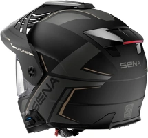Mesh přilba s headsetem Outlander, SENA (matná černá) (4)