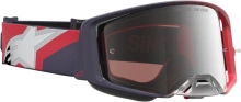 Brýle SUPERTECH HITEN, ALPINESTARS (černá/červená, zrcadlové stříbrné plexi) 2027 (3)
