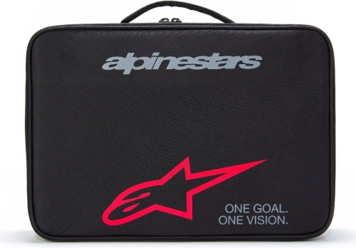 Kufr na brýle SUPERTECH VISION, ALPINESTARS (černá/červená, kapacita 4 ks brýlí a příslušenství)