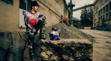 Přilba SUPERTECH S-M7 limitovaná edice BEAST COAST, ALPINESTARS (šedá/černá/oranžová) 2026 (28)