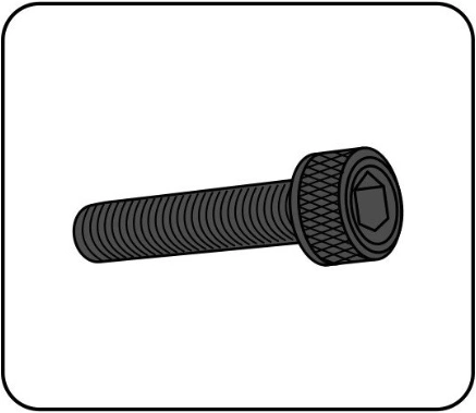 Skrutky PUIG ANODIZED 0524 modrá M8 x 50mm (6ks)
