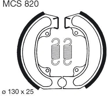 Brzdové čeľuste MCS 820