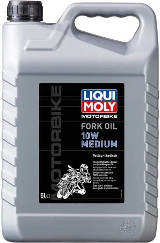 LIQUI MOLY Motorbike Fork Oil 10W Medium - olej do tlmičov pre motocykle - stredný 5 l