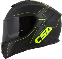 Prilba Integral GT 2.1 Flash, CASSIDA (čierna matná/žltá fluo/tmavo šedá) plexi s prípravou pre Pinlock (1)