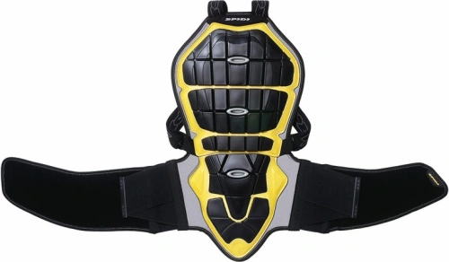 Špičkový dámsky chrbticový chránič na motorku SPIDI Back Warrior LADY pre postavu 160/170 - čierny / žltý