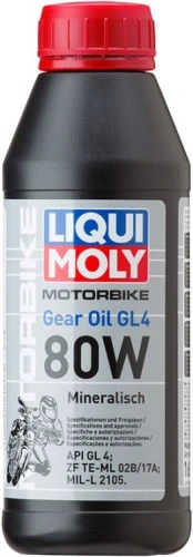 LIQUI MOLY Motorbike Gear Oil 80w - minerálny prevodový olej 500 ml