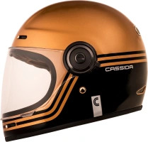 Prilba Fibre Super Hooligan, CASSIDA (čierna/metalická medená/sivá) (1)