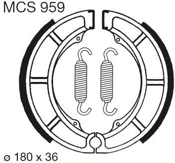 Brzdové čeľuste MCS 959