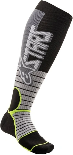 Ponožky MX PRE SOCKS 2021, ALPINESTARS (sivá / žltá fluo)