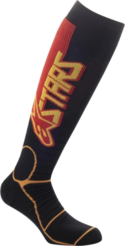 Ponožky MX PRE SOCKS 2022, ALPINESTARS (čierna/žltá/mandarinka)