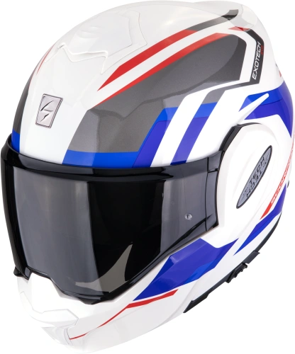 SCORPION EXO-TECH EVO FURIO bílo/červeno/modrá