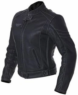 Dámska kožená bunda na motorku Ayrton Vixen - čierna - XS (36)