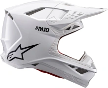 Přilba SUPERTECH S-M10 SOLID, ALPINESTARS (bílá) (4)