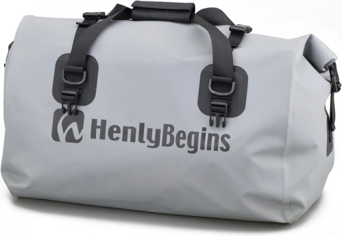 Vodotesná taška na sedadlo spolujazdca objem 60 l, HenlyBegins (sivá)