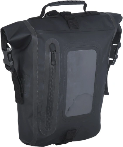 Tankbag na motocykel Aqua M8, OXFORD (čierny, s magnetickou základňou, objem 8 l)
