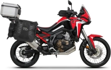 Kompletní sada sedlových brašen SHAD TERRA TR40 a hliníkového 55L topcase, včetně montážní sady SHAD HONDA CRF 1100 Africa Twin
