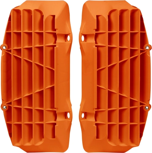 Žalúzie chladiča KTM, RTECH (oranžové, pár) M400-1000