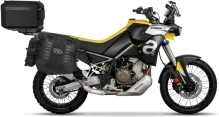 Kompletní sada sedlových brašen SHAD TERRA TR40 a hliníkového 55L vrchního kufru, včetně montážní sady SHAD APRILIA TUAREG 660