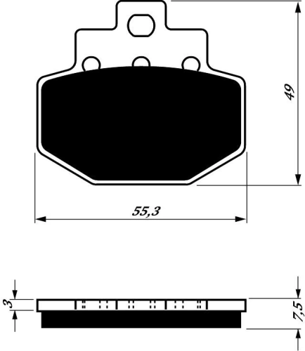 Brzdové doštičky 186 S3