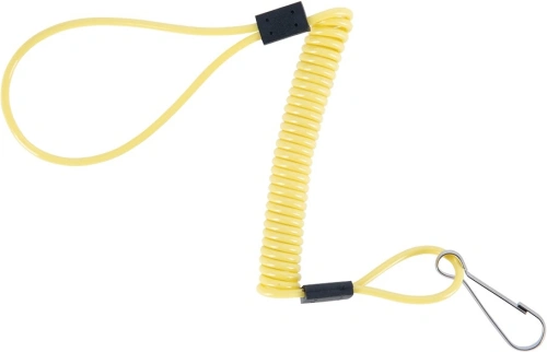 Pripomínač kotúčového zámku MINI MINDER CABLE, OXFORD (reflexný žltý, priemer lanka 2,5 mm, 1ks)
