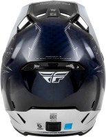 Přilba FORMULA S CARBON, FLY RACING - USA (modrá/stříbrná) (1)