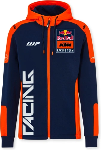 Mikina s kapucí TEAM, KTM RED BULL (modrá,oranžová)