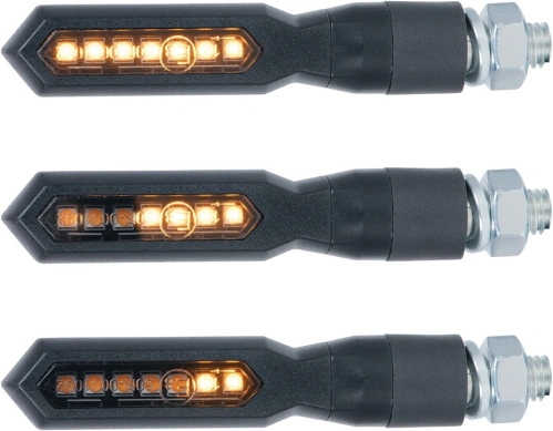 Sekvenčné LED blinkre Nightstrider, OXFORD (sada vr. odporov, pár) M010-054