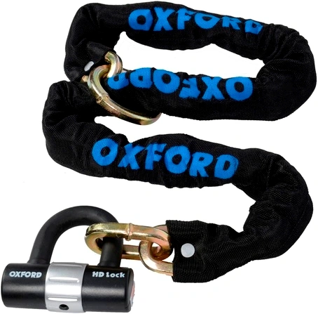 Zámok na motocykel OXFORD HD Loop - dĺžka 1,2m