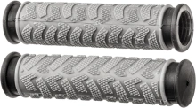 Gripy MTB, OXFORD (šedé/čierne, dvojkomponentné, dĺžka 127 mm, 1 pár)