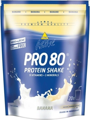 Protein ACTIVE PRO 80 / 500 g Banán (Inkospor - Německo)
