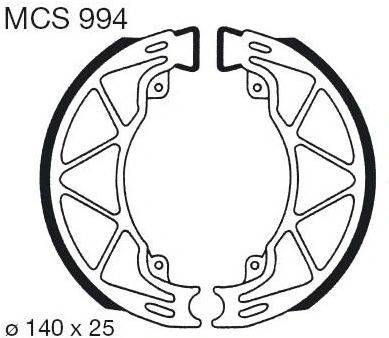 Brzdové čeľuste MCS 994