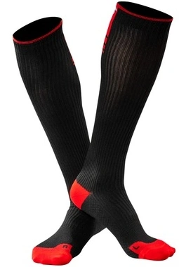 Ponožky PUSH - Compressive, UNDERSHIELD (čierna / červená)