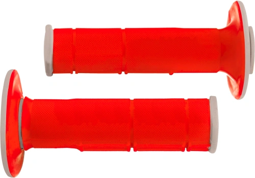 Gripy Racing (dvojvrstvové, mäkké), perách (červeno-sivé, pár, dĺžka 116 mm) M003-115