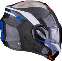 SCORPION EXO-TECH EVO CARBON ROVER černo/červeno/modrá (2)