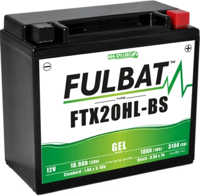 Gélová batéria FULBAT FTX20HL-BS GEL (YTX20HL-BS GEL) 550924