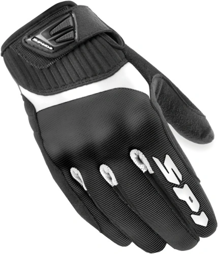 Motorkárske rukavice SPIDI G-Flash - čierne / biele - 3XL (13)