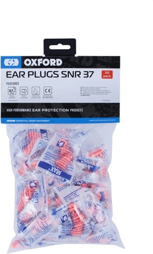 PU špunty do uší, OXFORD (SNR - priemerná hodnota zníženie hluku 37 dB, obchodné balenie 50 párov)