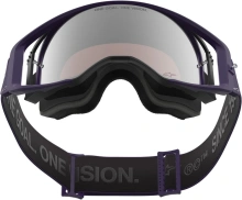 Brýle SUPERTECH VISION HUNTA96 XXV, ALPINESTARS (fialová/bílá, zrcadlové stříbrné plexi) 2026 (26)