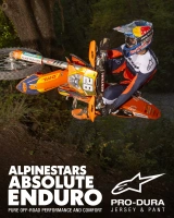 Kalhoty PRO-DURA, ALPINESTARS (modrá/oranžová/bílá) 2025 (5)