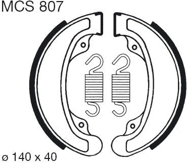 Brzdové čeľuste MCS 807