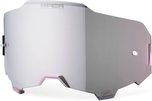 Plexi ARMEGA, 100% - USA (HIPER strieborné chrómové, Anti-fog)